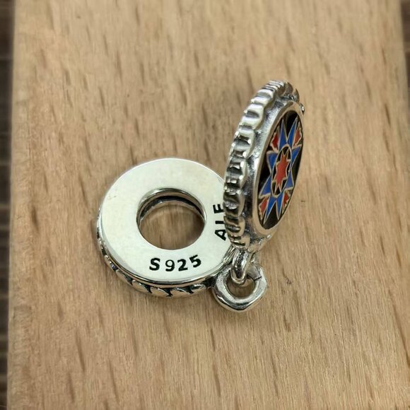 Pandora Faith Lancastex Flag Exclusive Charm, S925 Silver Bracelets - Picture 4 of 4